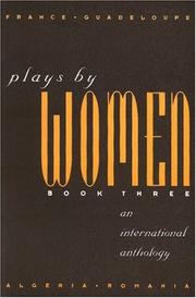 Cover of: Plays by Women Book 3 (Plays by Women Vol. 3)