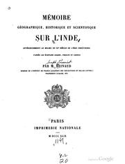 Cover of: Mémoire géographique by Reinaud, Joseph Toussaint