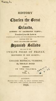 Cover of: History of Charles the Great and Orlando