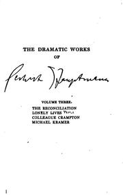 Cover of: The Dramatic Works of Gerhart Hauptmann: (Authorized Ed.)