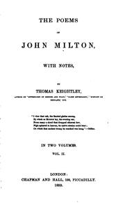 Cover of: The Poems of John Milton: With Notes