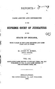 Cover of: Reports of Cases Argued and Determined in the Supreme Court of Judicature of ...: Volume 116