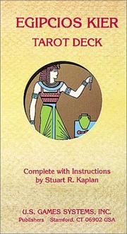 Cover of: Egipcios Kier Tarot Deck (78 Major and Minor Arcana Tarot Cards/Ek78)