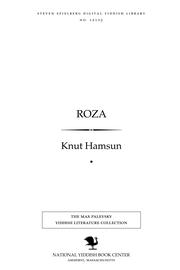 Cover of: Roza: roman