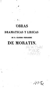 Cover of: Obras dramáticas y líricas