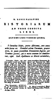 Cover of: T. Livii Patavini Historiarum ab urbe condita libri, qui supersunt, omnes: cum notis integris ... by Titus Livius, Arnoldus Drakenborch 