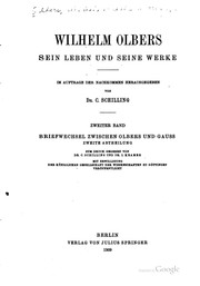 Cover of: Wilhelm Olbers: Sein Leben und seine Werke