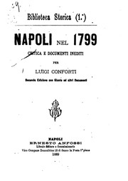 Cover of: Napoli nel 1799: critica e documenti inediti by Luigi Conforti