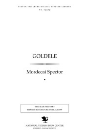 Cover of: Goldele: Der seyder