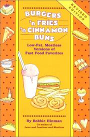 Cover of: Burgers 'n fries 'n cinnamon buns by Bobbie Hinman