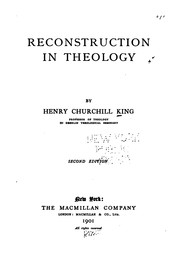 Cover of: Reconstruction in theology
