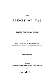 The theory of war by P. L. Macdougall