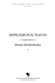 Cover of: Shpilṭers fun tsayṭn