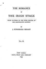 Cover of: The romance of the Irish stage by J. Fitzgerald Molloy