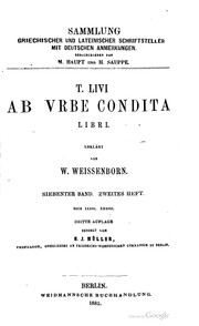 Cover of: T. Livi ab vrbe condita libri.