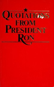 Cover of: Quotations from President Ron