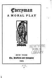 Cover of: Everyman: A Moral Play