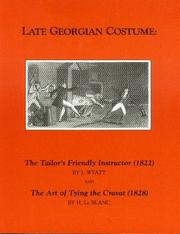 Cover of: Late Georgian costume by edited by R.L. Shep ; with additional notes and illustrations.