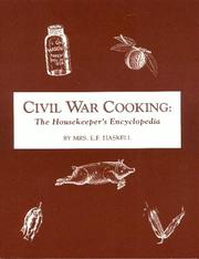 Cover of: Civil War cooking by Haskell, E. F. Mrs.