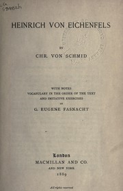 Cover of: Heinrich von Eichenfels