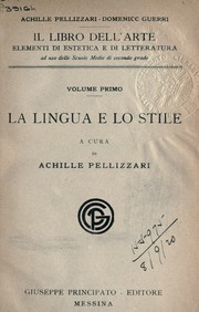 Cover of: Il libro dell arte elementi di estetica e di letteratura ad uso delle Scuole Medie di secondo grado