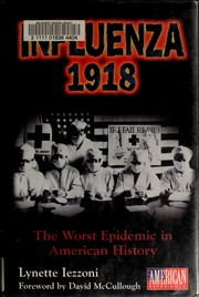 Cover of: Influenza 1918 by Lynette Iezzoni
