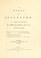 Cover of: An essay on sculpture: in a series of epistles to John Flaxman, esq. R.A., with notes ...