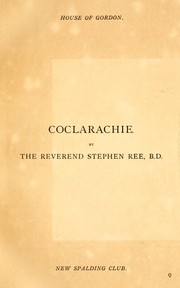 Cover of: Coclarachie. by Stephen Ree