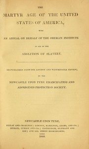 Cover of: The martyr age of the United States of America by Harriet Martineau