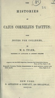 Cover of: The histories: With notes for colleges by W.S. Tyler