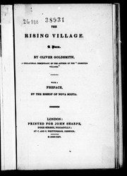 Cover of: The rising village | Goldsmith, Oliver