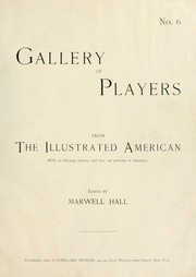 Cover of: Gallery of players: from The Illustrated American ... no. 1[-4, 6-10]