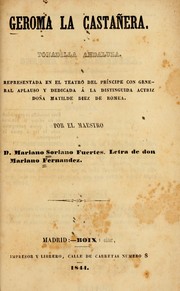 Cover of: Geroma la castañera by Mariano Soriano Fuertes