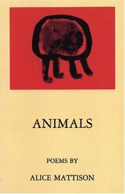 Cover of: Animals: Poems