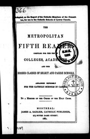 Cover of: The Metropolitan fifth reader | Gillespie, Angela Mother