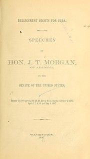 Cover of: Belligerent rights for Cuba by John Tyler Morgan