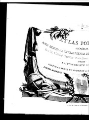 Cover of: Atlas portatif général pour servir à l'intelligence des auteurs classiques