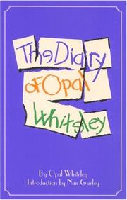 Cover of: The Diary of Opal Whiteley