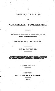 Cover of: A Concise Treatise on Commercial Book-keeping