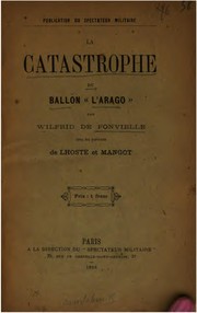 Cover of: La catastrophe du ballon "L'Arago"