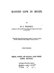 Cover of: Ragged life in Egypt