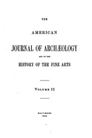 Cover of: American Journal of Archaeology