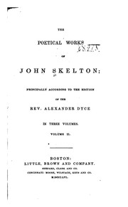 Cover of: The poetical works of John Skelton by John Skelton