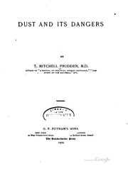 Cover of: Dust and its dangers