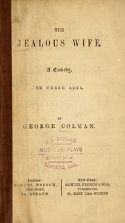 Cover of: The jealous wife by George Colman