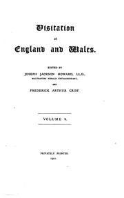 Cover of: Visitation of England and Wales by Joseph Jackson Howard, Frederick Arthur Crisp