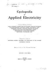 Cover of: Cyclopedia of Applied Electricity: A General Reference Work on Direct ...