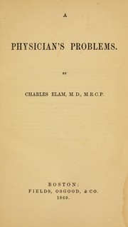 Cover of: A physician's problems