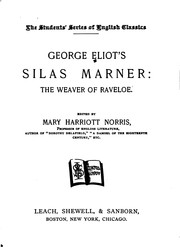 Cover of: Silas Marner: The Weaver of Raveloe by George Eliot
