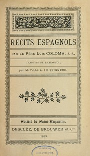 Cover of: Récits espagnols --